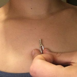 Small Hand Wrapped Rose Quartz Pendent